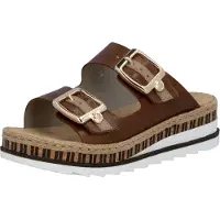 Rieker Ladies' Sandals V7955-60 Beige - Brown - 37