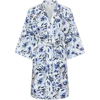 LASCANA Kimono marine / vaaleansininen / valkoinen