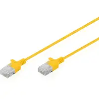 Digitus DK-1618-020S-Y, 2 m, Cat6, U/UTP (UTP), RJ-45, RJ-45, Keltainen
