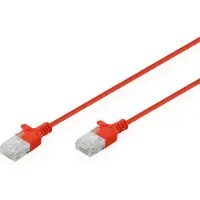 Digitus DK-1618-015S-R, 1,5 m, Cat6, U/UTP (UTP), RJ-45, RJ-45, Punainen