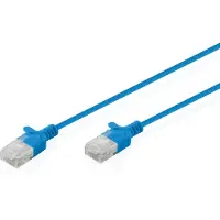 Digitus DK-1618-005S-B, 0,5 m, Cat6, U/UTP (UTP), RJ-45, RJ-45, Sininen