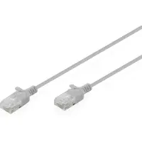 Digitus DK-1618-003S, 0,3 m, Cat6, U/UTP (UTP), RJ-45, RJ-45, Harmaa