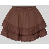 Gina Tricot Frill Skirt - Brown - S