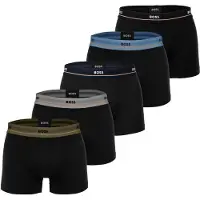 BOSS for man. 50531660 Set 5 Boxers 5P Essential black (L), Homewear, Cotton