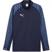 Puma Harjoituspaita Teamliga26 1/4 Vetoketju - Laivastonsininen/valkoinen, koko Small