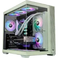 Thermaltake View 380 TG ARGB Matcha Green, Midi Tower, PC, Vihreä, ATX, mikro ATX, Mini-ITX, SPCC, Karkaistu lasi, Pelaaminen (CA-1Z2-00MEWN-00)