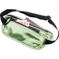 Cocoon Secret Waist Wallet / Silk, Pussi, vaaleanvihreä