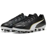 Puma King 20 Match Fg/ag Eclipse - Musta/valkoinen/kulta, koko 44