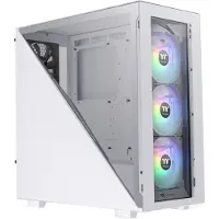 Thermaltake Divider 300 TG Snow, Midi Tower, PC, Valkoinen, ATX, mikro ATX, Mini-ITX, SPCC, Multi (CA-1S2-00M6WN-00)