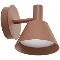 LUCANDE Led ulkoseinävalaisin Tabena , Ruskea/ruoste, Alumiini, Moderni