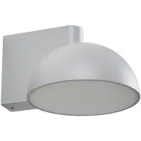 LUCANDE Ulkoseinävalaisin Velira , Alumiini/harmaa/sinkki, Metalli, Moderni