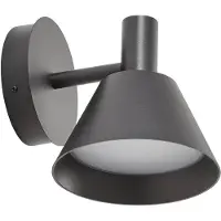 LUCANDE Led ulkoseinävalaisin Tabena , Musta, Alumiini, Moderni