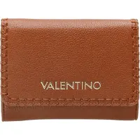 Valentino for woman. VPS9W943 Brown logo wallet (OSFA), Casual, Polyurethane
