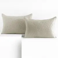 Velvet Dekoratiivinen tyynynpäällinen 50×70 cm hiekanvärinen