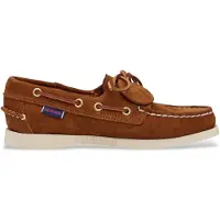 Sebago for woman. 77131JW Portland Artisan Ox leather loafers brown (40), Flat, Laces, Casual