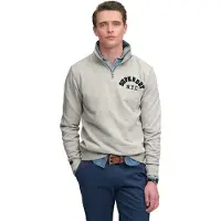 Superdry for man. M2014478A Vintage Athletic Half Zip Gray Sweatshirt (S), Casual, Grey, Cotton