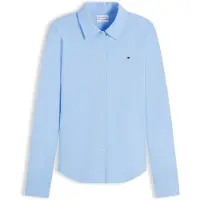 Tommy Hilfiger 1985 Slim Pique Ls Shirt - Blue - XL