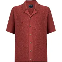 Abercrombie & Fitch Neuletakki 'RAFFIA' koralli