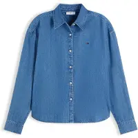 Tommy Hilfiger Pusero 'Boxy Fit Lightweight' sininen denim