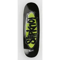 Welcome X Slipknot Oval Logo on Boline2.0 - 9.5" Skeittilaudan dekki black / green stain Koko Uni