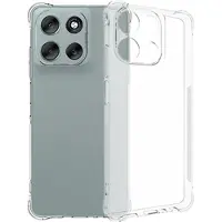 Mtp Products Motorola Moto G56 Iskunkestävä TPU Suojakuori - Läpinäkyvä