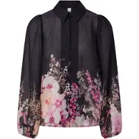 Y.A.S Yasromantica Ls Shirt - D2D - Black - 40