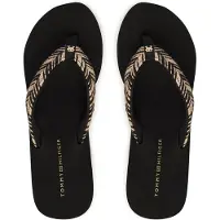 Tommy Hilfiger Th Rope Summer Sandal - Black - 41