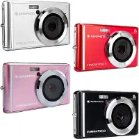 Agfa PHOTO DC5200 kompakti digitaalikamera - 21 Mp CMOS-kenno - 8X zoom - 2,4 tuuman LCD-näyttö - hopea