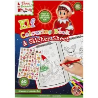 Elves Behavin' Badley A4 Elf Colouring Book 48 pages with Sticker Sheet