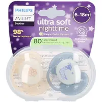 Philips Pacifier - ultra soft Nighttime - SCF094/03