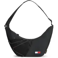 Tommy Hilfiger Olkalaukku 'Logo Outdoor' musta