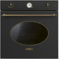Smeg SF68C1AO Colonial integroitava uuni 60 cm, antrasiitti
