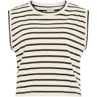 ROUGE EDIT Rousarah S/L O-Neck Tee - Cream - M