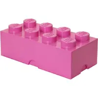 LEGO Storage Brick 8 säilytyslaatikko, pinkki