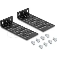 DeLOCK – Universal Rack Mounting Set 2 pieces black (67281)
