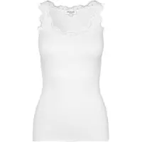 Rosemunde Rwbabette Silk Sl U-Neck Long Lace Top - Cream - XS