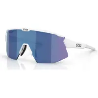 Bliz Breeze -pyöräilylasit matte white/smoke/blue multi
