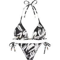 French Connection Bikini musta / valkoinen