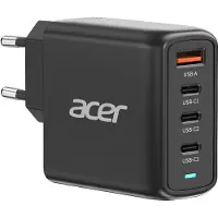Acer 100W GaN PD Laturi, USB-portit: 3C+1A, EU-pistoke