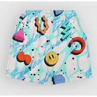 The Dudes Squiggle Pattern Light Ez Premium Shortsit kuviotu, XL