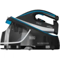 Black & Decker BLACK &amp; DECKER - 2400W - 120gr/mn - sininen/musta - BXSS2401E höyrysilitysrauta