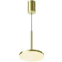 Maytoni Led riippuvalaisin Plato, Messinki/kulta, Olohuone/ruokailutila, Alumiini, Moderni
