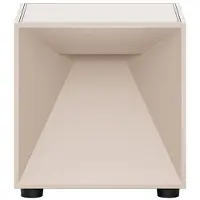 Sigor Nutalis mini LED ladattava pöytävalaisin, beige, IP54, himmennettävä mini,, Kerma/meripihka, Olohuone/ruokailutila, Alumiini