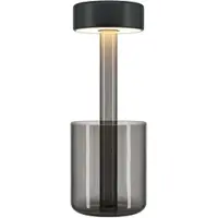 Maytoni Led pöytävalaisin AI Collaboration, himmennettävä, Alumiini/harmaa/sinkki, Olohuone/ruokailutila, Lasi, Moderni