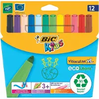 BIC 8922231, 12 väriä, Monivärinen, Pyöreä pää, Monivärinen, Pyöreä, 3 vuosi/vuosia