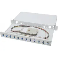 Digitus FO SPLICE BOX, 1U, EQUIPPED, 12X LC DX, OS2 (DN-96331/9)