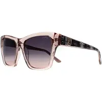 GUESS GAFAS Aurinkolasit - - 00113 - Vaalean beige - Liukuväriset violetit linssit - Kalibrointi 55