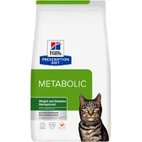 Hill's Pet Nutrition - Metabolic Weight Chicken - Dry Cat Food 3 kg - Kissat - Kissanruoka - Eläinlääkärin kuivaruoka kissalle