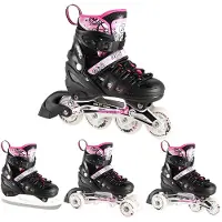 NILS + luistimet 4-in-1 säädettävä koko 35-38 Nils Extreme NH10905