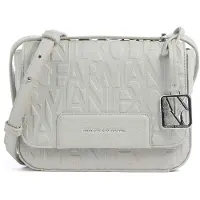Armani Exchange for woman. XW001577AF15774U6275 Shoulder bag with beige logo print (OSFA), Casual, Polyester